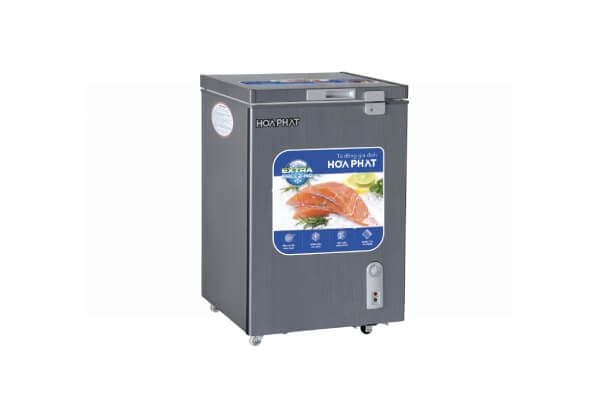 báo giá Tủ đông Hòa Phát 100l 1 ngăn dàn đồng HPF AD6107