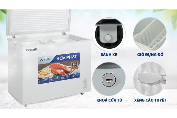 Tủ đông Hòa Phát đa năng, tiện lợi