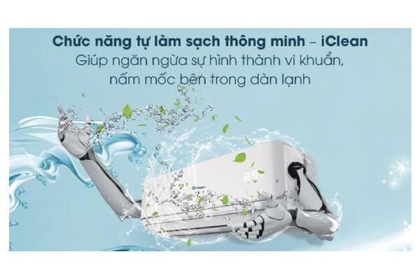 Điều hòa Casper 18000 BTU 1 chiều inverter JC-18IU36 công nghệ iclean