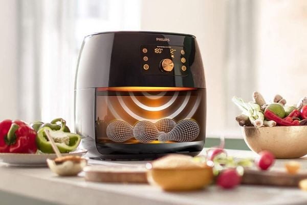 Nồi chiên không dầu Philips HD9200/90 An Toàn Và Tiện Lợi