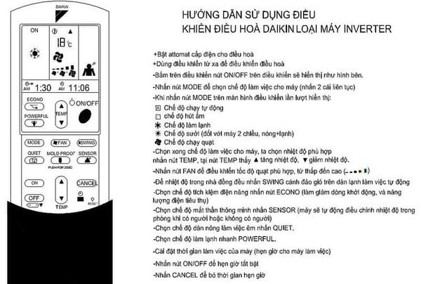 Cơ chế hoạt động sau đây của chế độ Powerful Mode của điều hòa Daikin được thiết kế để tối ưu hóa tốc độ làm lạnh