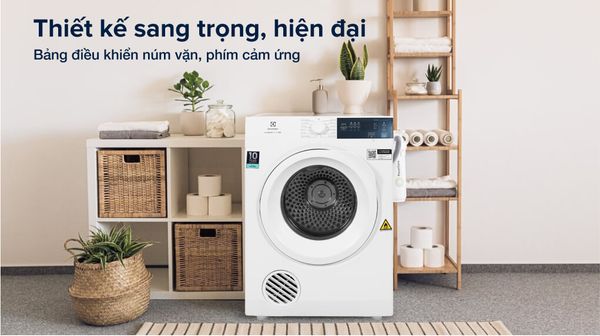 Máy sấy Electrolux EDV754H3WB có nhiều chế độ sấy để sấy nhiều loại quần áo.