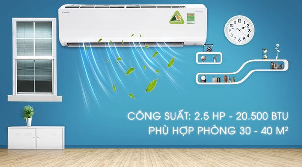 Khả năng làm lạnh nhanh chóng của điều hòa Daikin FTKB60YVMV rất ấn tượng, nhờ vào công nghệ làm lạnh nhanh mạnh mẽ