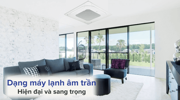 Điều hòa âm trần LG  4 chiều hiện đại