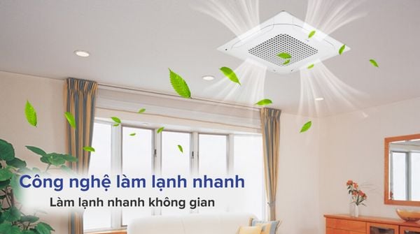 Điều hòa âm trần LG  4 chiều hiện đại làm lạnh nhanh