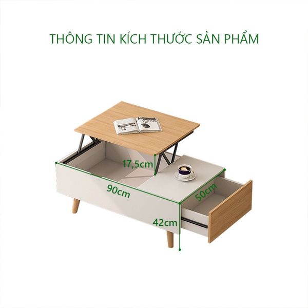 bàn trà gấp gọn thông minh 10