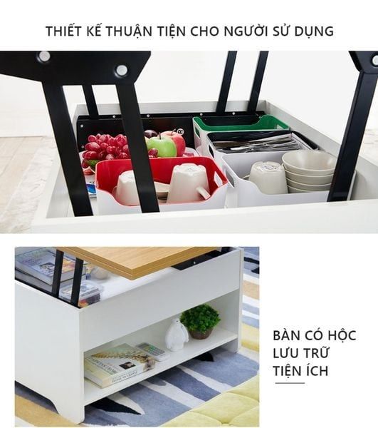 bàn trà sofa gấp gọn 11
