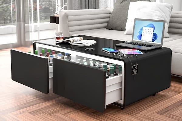 Bàn trà thông minh có tủ lạnh