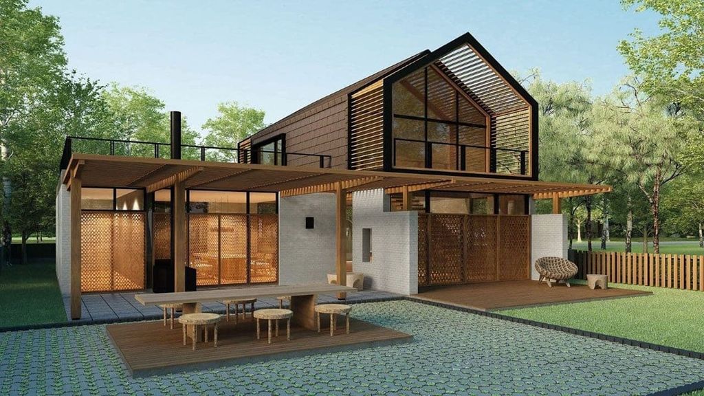 Chi phí xây nhà lắp ghép 2 tầng 08