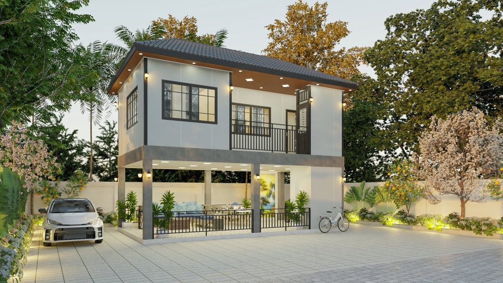 Nhà lắp ghép 2 tầng 02