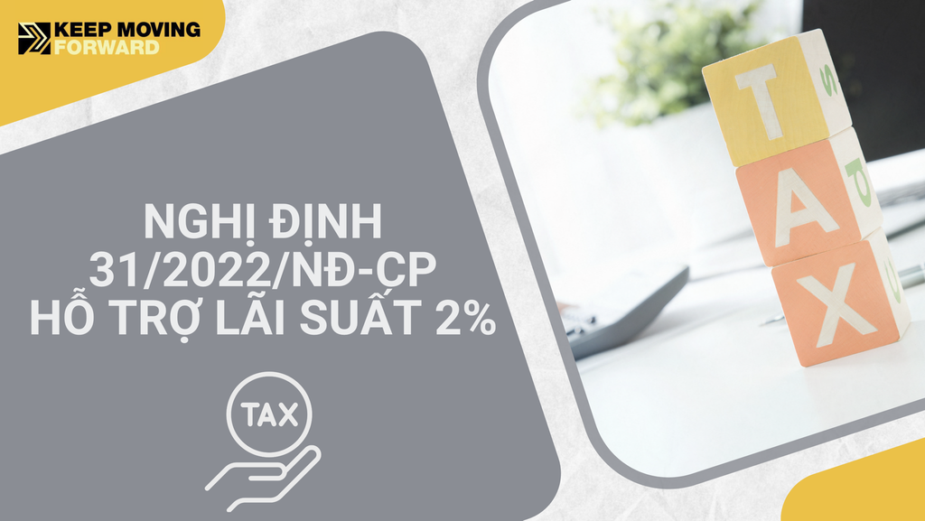 NGHỊ ĐỊNH 31/2022/NĐ-CP HỖ TRỢ LÃI SUẤT 2%
