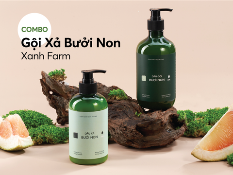 DẦU GỘI THẢO DƯỢC BƯỞI NON XANH FARM - BÍ KÍP ĐỂ CÓ MỘT MÁI TÓC KHOẺ ĐẸP