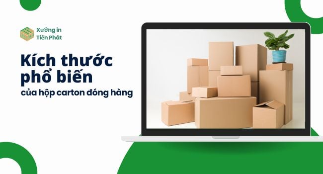 Kích thước hộp carton phổ biến – Lựa chọn tốt thất cho đóng gói