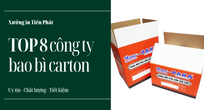 Top 10 công ty cung cấp thùng carton số lượng lớn giá sỉ ở TPHCM tháng 1/2025