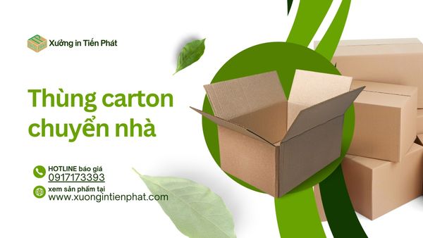 Thùng carton chuyển nhà là gì? Lựa chọn kích thước thùng phù hợp