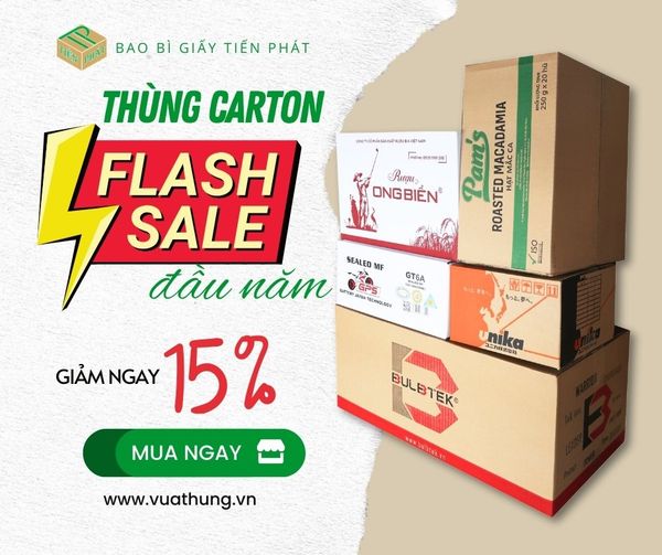In thùng carton chất lượng cao, giá rẻ, giao tận nơi Long An