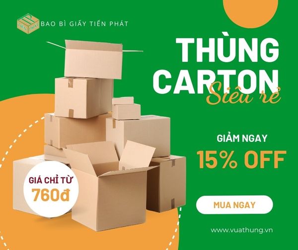 Xưởng in thùng carton giá rẻ, giao hàng tận nơi tại TPHCM
