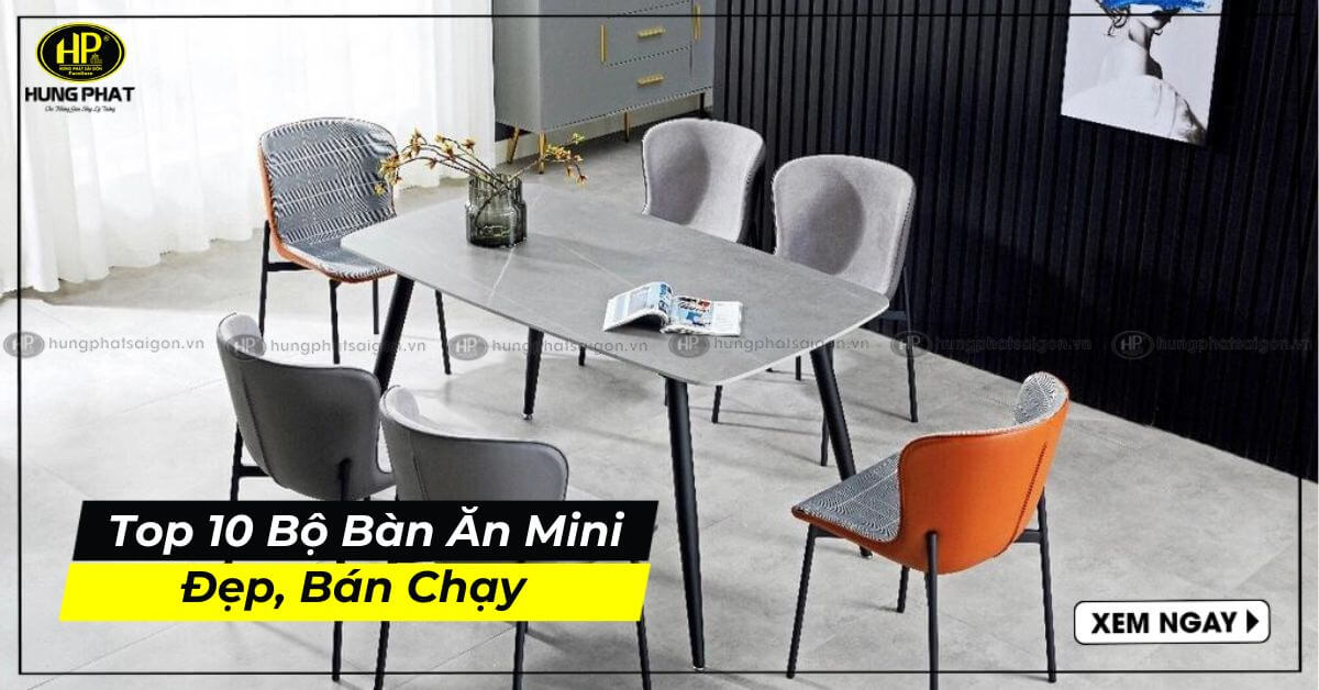 Top 10 bộ bàn ăn mini đẹp, bán chạy