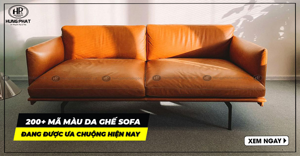 Tổng Hợp Bảng Màu Da Ghế Sofa 200+ Mã Màu Da Có Sẵn