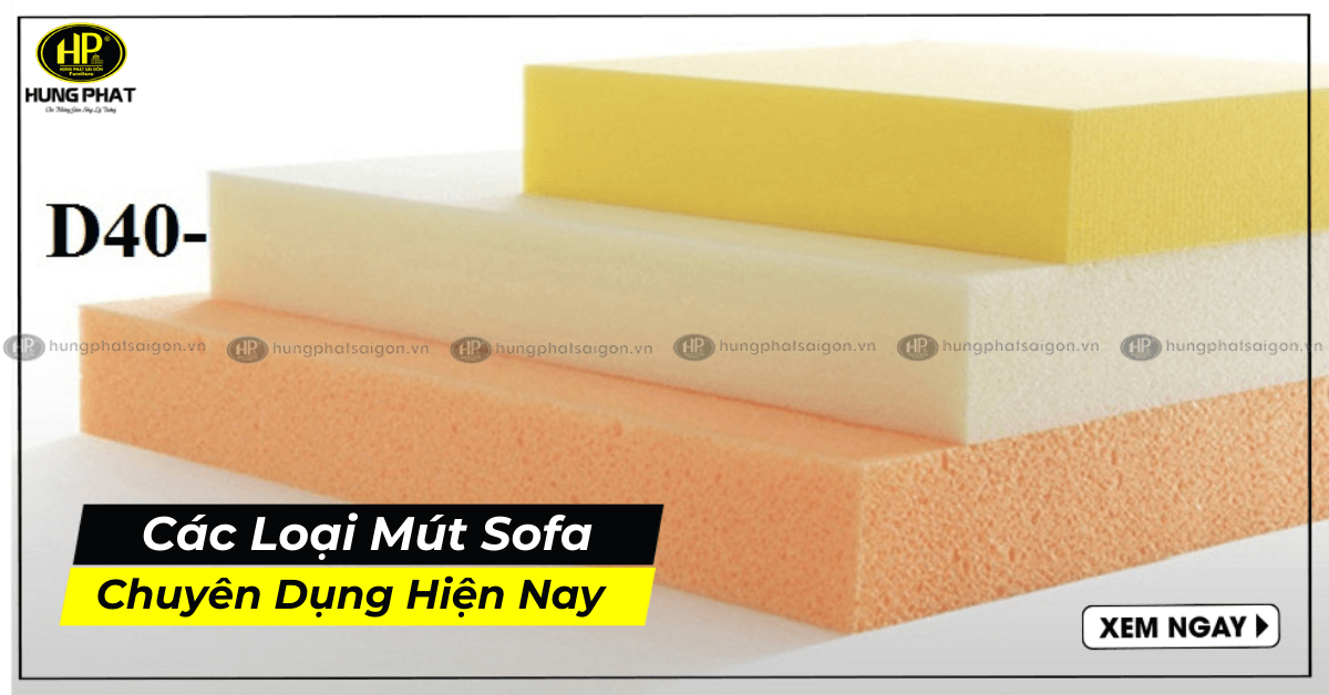 Các loại mút sofa chuyên dụng hiện nay