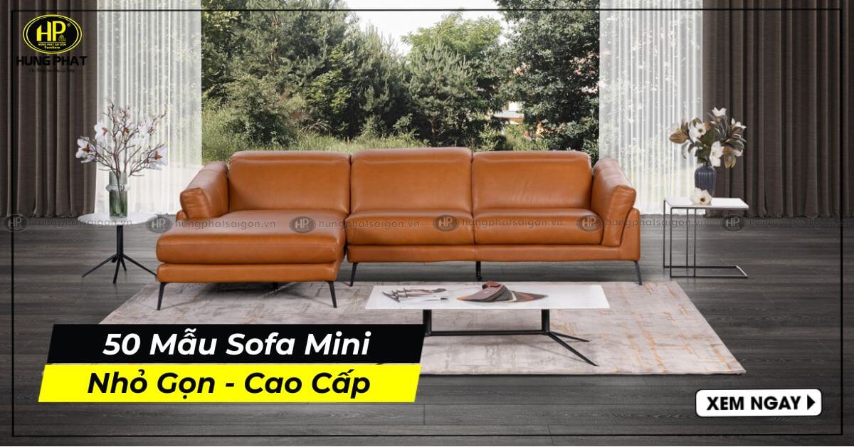 50 Mẫu Ghế Sofa Mini Thiết Kế Hiện Đại Cao Cấp