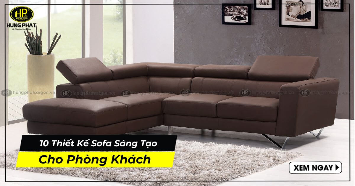 10 thiết kế sofa độc lạ, sáng tạo cho không gian phòng khách