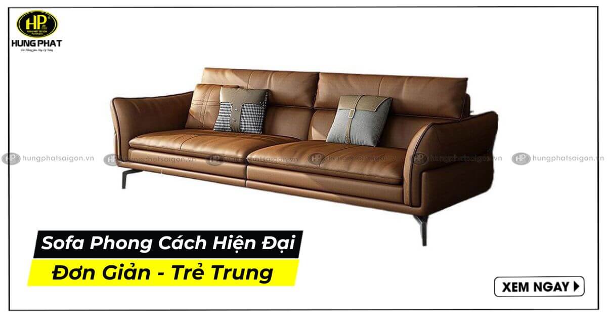 Sofa Phong Cách Hiện Đại Đơn Giản Xu Hướng Trẻ Trung Năng Động