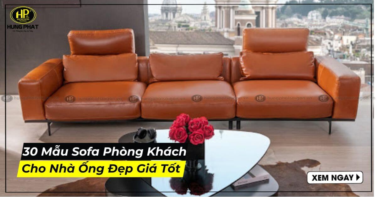Top 30 Mẫu Sofa Phòng Khách Cho Nhà Ống Đẹp Giá Tốt