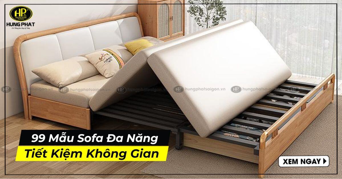 99 Mẫu Sofa Thông Minh Đa Năng Tiết Kiệm Không Gian