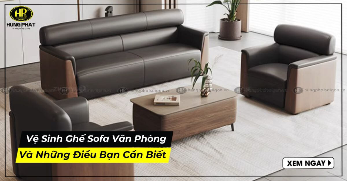Vệ Sinh Ghế Sofa Văn Phòng Và Những Điều Bạn Cần Biết