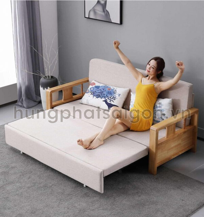 Sofa giường sẽ giúp cho không gian của bạn trở nên thoáng đãng