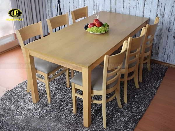 Bộ bàn ăn gỗ 6 ghế ĐG-04