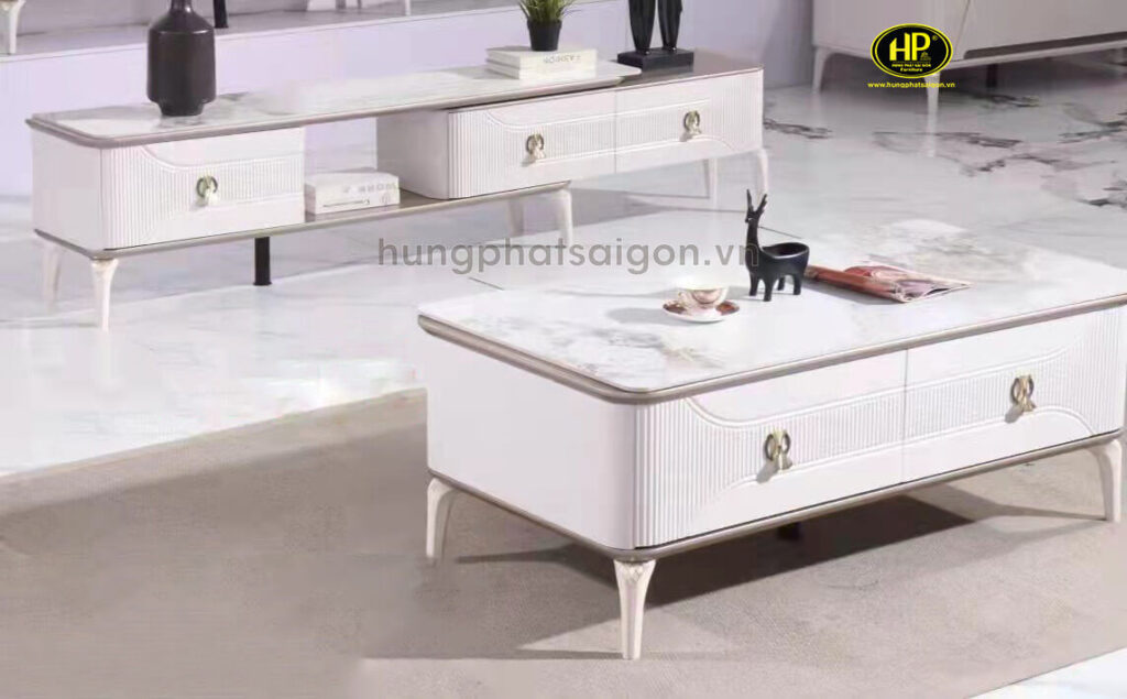 Bàn Sofa Phòng Khách Mặt Đá Cao Cấp X77