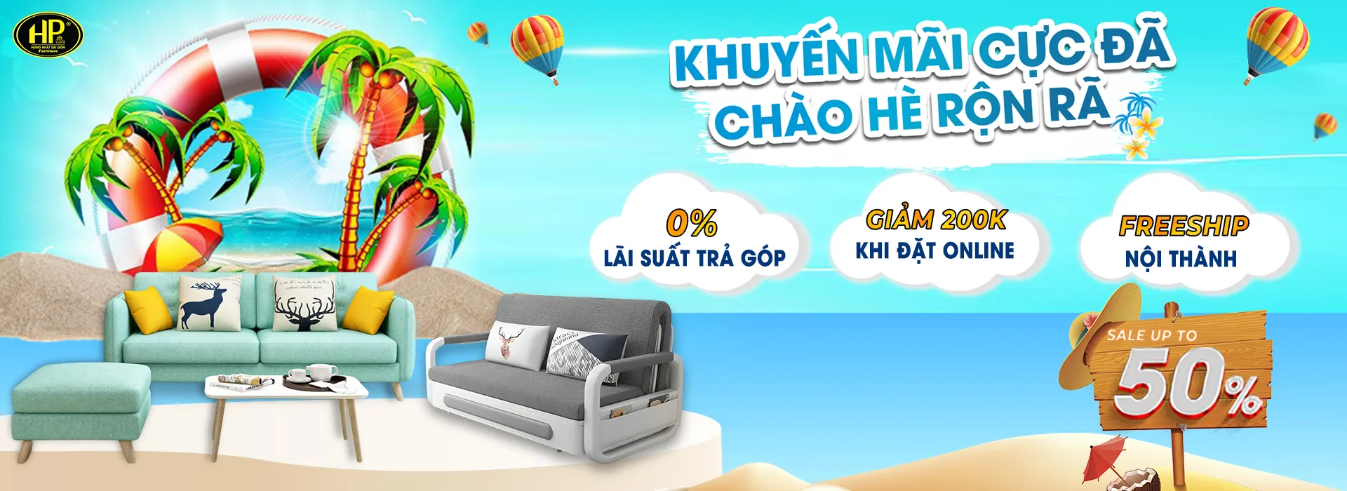 banner home nội thất hưng phát sg tháng 6