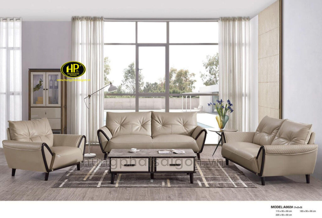 Bộ ghế sofa phòng khách cao cấp TP-A002