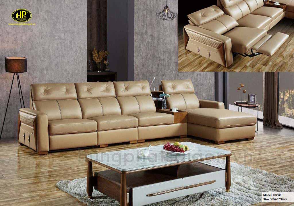 Sofa da bò thư giãn nhập khẩu AT-3025