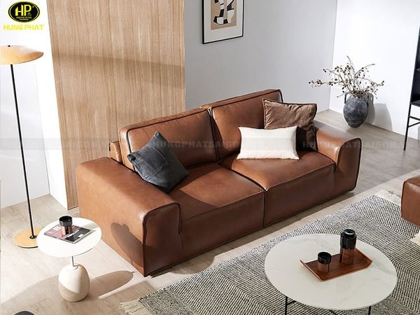 Sofa da hiện đại H-325