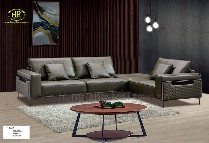 Ghế Sofa Da Góc Cao Cấp TP-1277