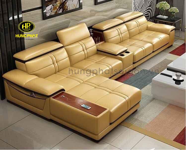 sofa da phòng khách HD-26