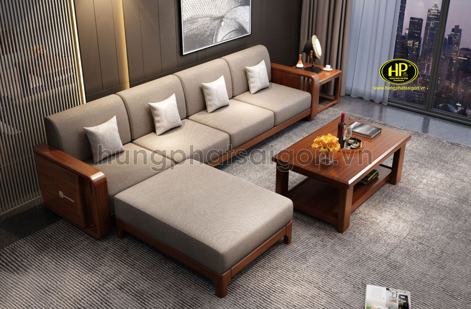Ghế sofa gỗ nhập khẩu cao cấp AT-921