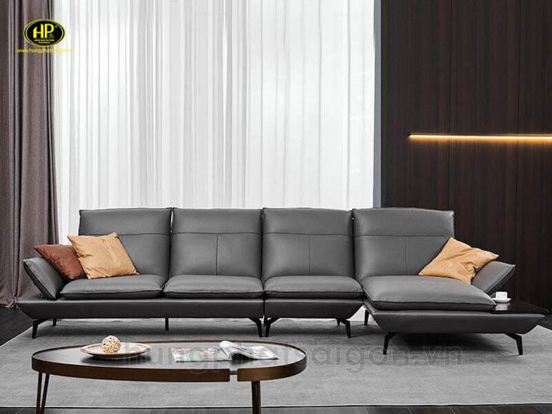 Ghế Sofa Góc Da Hiện Đại Nhập Khẩu H-283