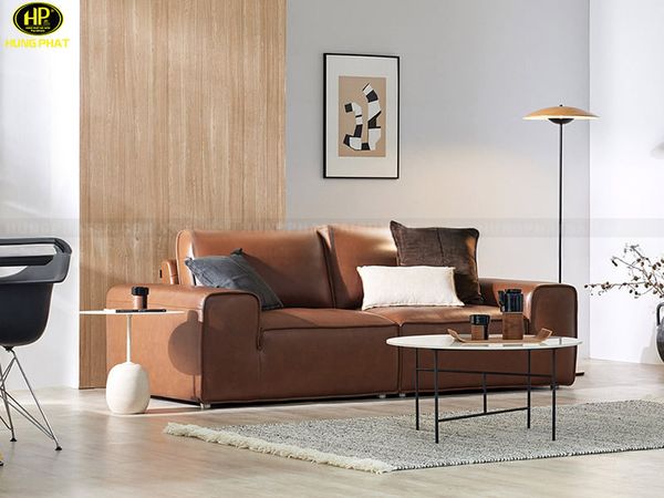 Sofa da hiện đại H-325