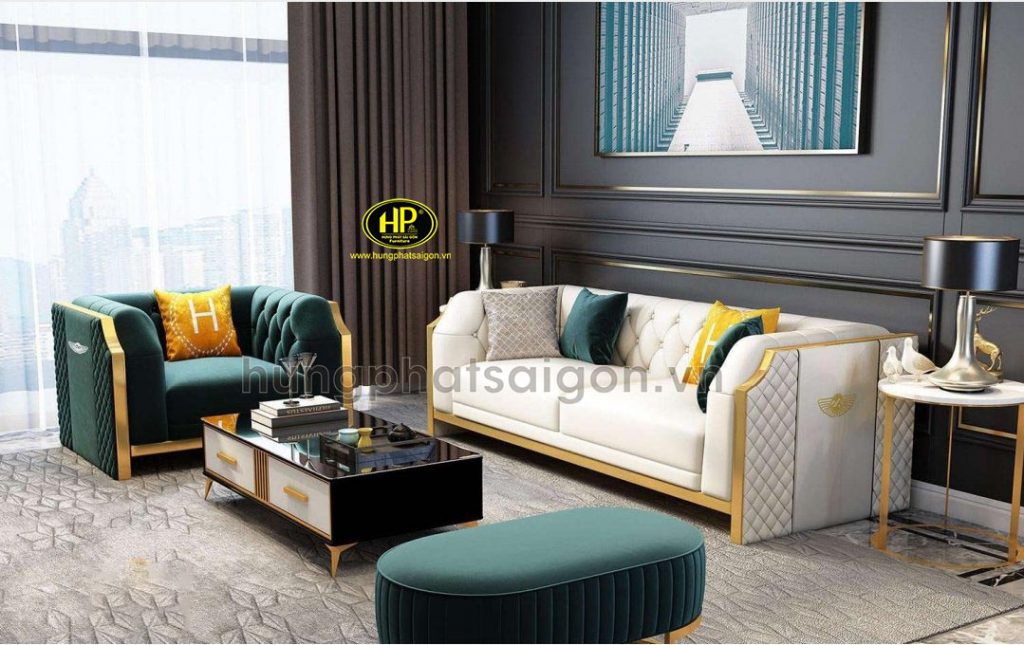 bộ sofa cao cấp phong cách hoàng gia