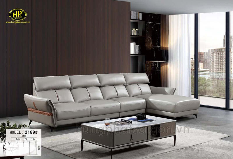 Sofa Da Bò Cao Cấp Nhập Khẩu TP-2189