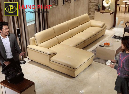 sofa da căn hộ H-225