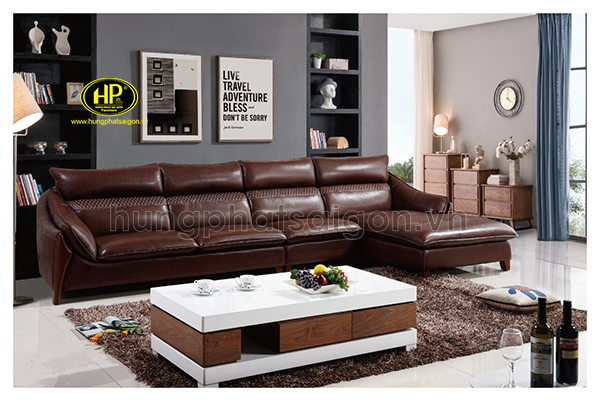 mẫu bàn ghế sofa da hiện đại sang trọng cao cấp tại tphcm