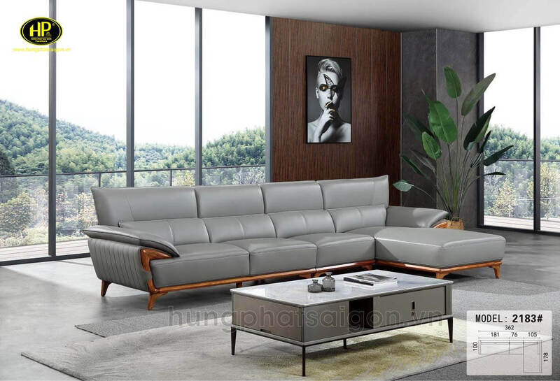 Sofa Da Cao Cấp Phòng Khách TP-2183