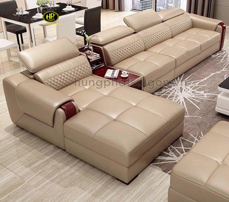 sofa da phòng khách H-2620