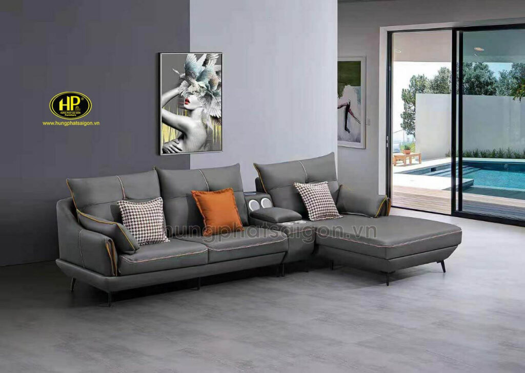 Sofa góc nỉ hiện đại nhập khẩu TD-2131