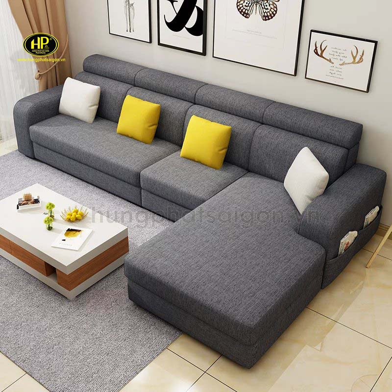 sofa góc vải cao cấp H-274